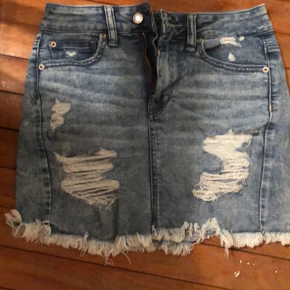 jean skirt
